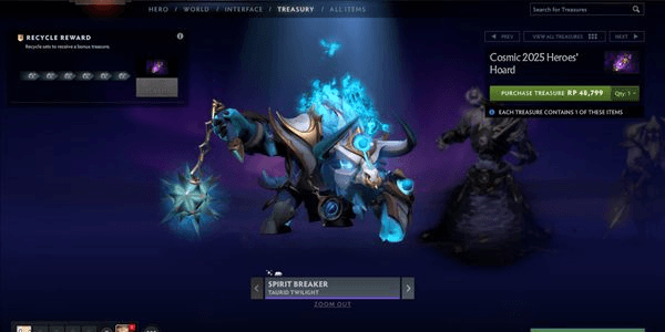 Gambar Product Spirit Breaker Taurid Twilight Cosmic Heroes Hoard Collector Cache 2025