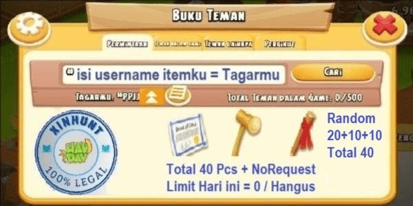 Gambar Product Land Expansion = 40 Pcs Expansion Land (Land Deed, Wooden Mallet, Land Stake/Stake Marker)