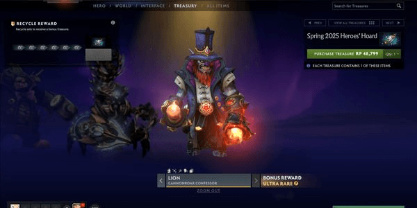 Gambar Product Lion Cannonroar Confessor Spring Collector Cache 2025