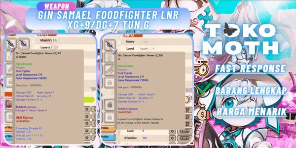 Gambar Product Gin Samael Foodfighter LnR XG+9/DG+7 Tun G