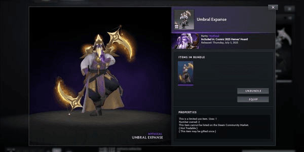 Gambar Product Umbral Expanse (Void Spirit set 2025)