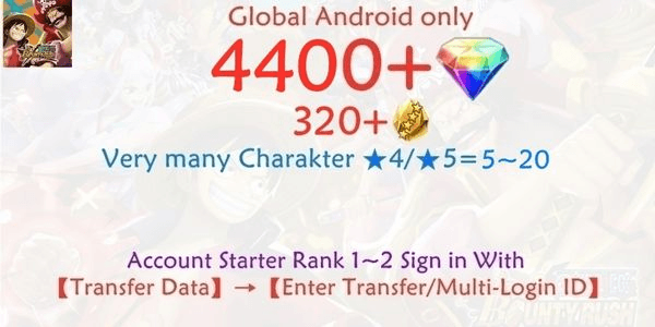 Gambar Product OPBR ONE PIECE Bounty Rush-5 Account