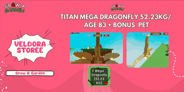Gambar Product TITAN MEGA DRAGONFLY 52.23KG / AGE 83 + BONUS PET