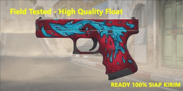 Gambar Product Glock-18 | Water Elemental (Classified Pistol)