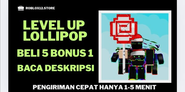 Gambar Product LEVEL UP LOLLIPOP | GROW A GARDEN