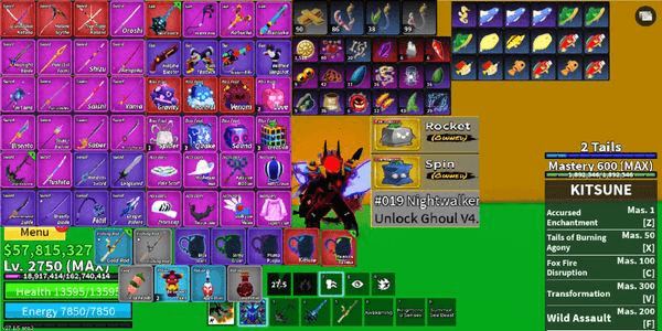 Gambar Product Blox Fruits Account Bounty 13M+ Perfect Vpv Very Good