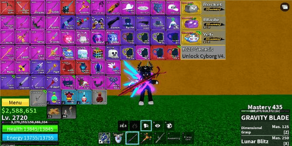 Gambar Product Blox Fruits Account Perm Yeti Anti Hack