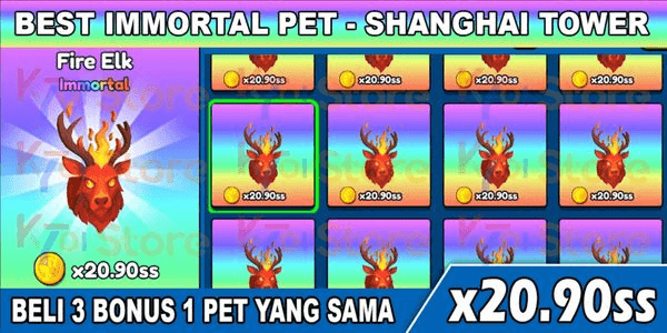Gambar Product Climb and Jump Tower - Best Immortal Pet in the World - Via trade - READ DESCRIPTION!