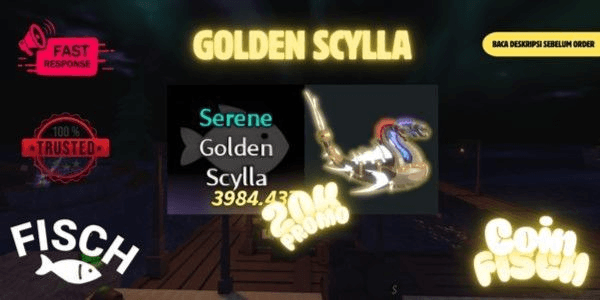 Gambar Product Golden Scylla