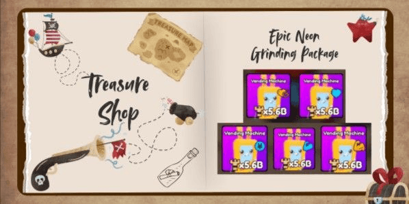 Gambar Product Gym Star Simulator | Neon Vending Machine (x5.6B Muscle) With Random Enchant