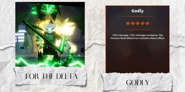 Gambar Product Godly For The Delta | Mythic Trait - A Universal Time (AUT)