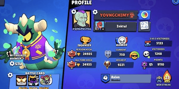 Gambar Product STRONG ACCOUNT 24K TROPHY |84 BRAWLERS|36 SUPERPOWER |25 HYPERCHARGED |11 MAX BRAWLERS |TOTAL SKIN 241