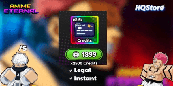 x2500 Credits