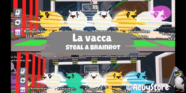 Gambar Product Lavacca Saturno Saturnita | STEAL A BRAINROT *Bonus 1 secret