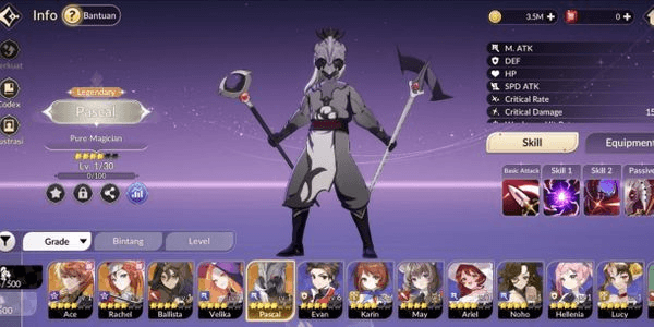 Gambar Product Pascal Starter Account, Balista, Ace, Rachel, Vellika Banner Theo 100/200 [Global Server]