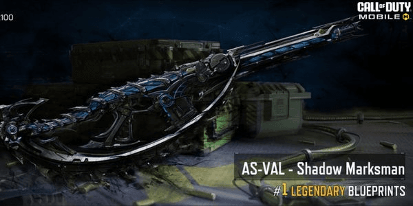 Gambar Product Akun Call of Duty Mobile Legend AS-VAL