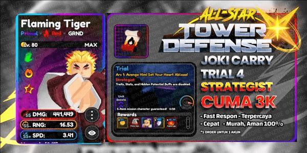 Gambar Product CARRY TRIAL 4 - STRATEGIST MODE