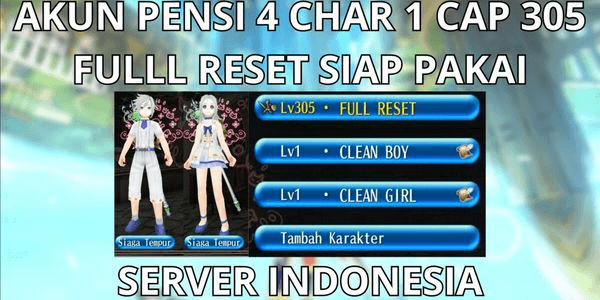 Gambar Product FARMER ACCOUNT RETIRED 4 CHAR 1 CAP MAX LVL 305 SERVER INDONESIA, FULL SET EQ FARM READY TO USE, NO MOD, ANTI HACKBACK, SUPER CHEAP