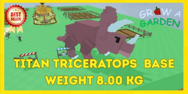 Gambar Product Titan Triceratops - Grow a Garden