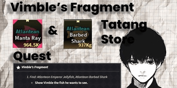 Gambar Product Atlantean Emperor Jellyfish & Atlantean Barbed Shark - Vimble's Fragment Quest | Fisch