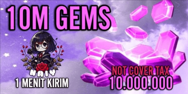 Gambar Product 10M Gems + [ BONUS ] - Death Ball