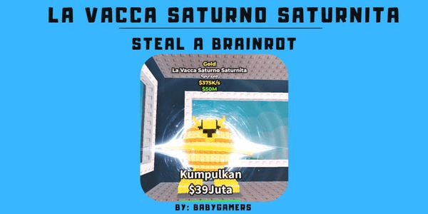 Gambar Product THE COW SATURNO SATURNITA - STEAL A BRAINROT