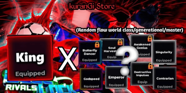 Gambar Product AKUN KING + FLOW WORLD CLASS RANDOM, DATA POLOS NO TOPI, LVL 10+