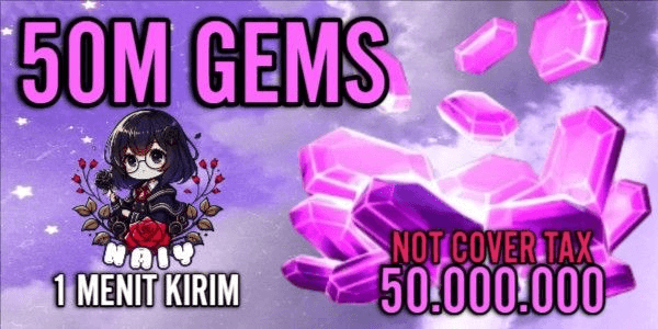 Gambar Product 50 Million Gems + [BONUS] - Death Ball