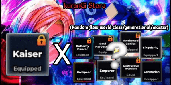 Gambar Product AKUN KAISER + FLOW WORLD CLASS RANDOM, DATA POLOS NO TOPI, LVL 10+