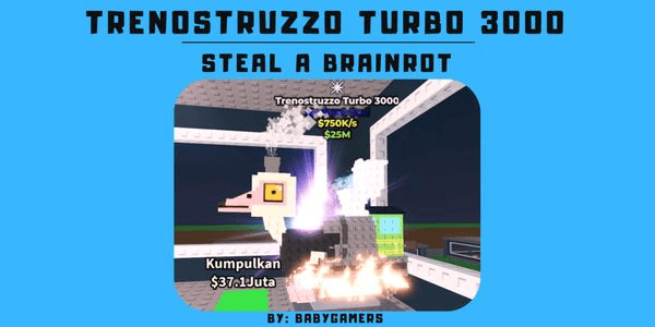Gambar Product TRENOSTRUZZO TURBO 3000 - STEAL A BRAINROT