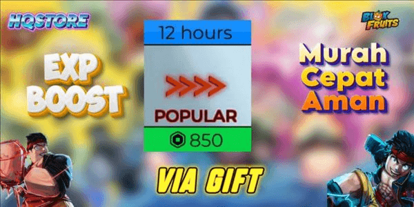 Gambar Product 2x EXP Boosts (12 Jam)