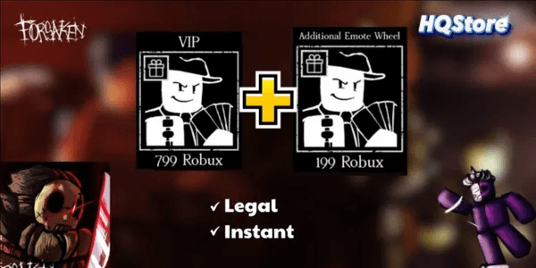 Combo Vip + Additional Emote Wheel (998 RBX)