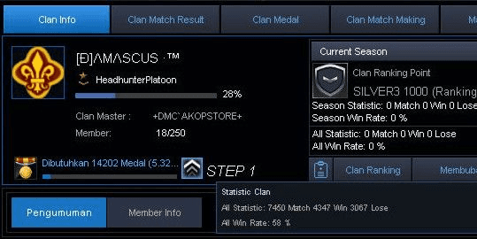 Gambar Product Headhunter Grade 1 (CLAN 2015)