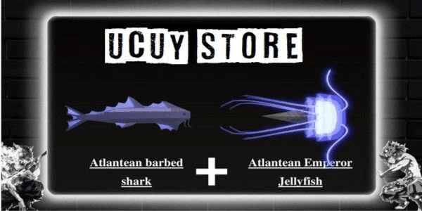 Gambar Product Atlantean emperor jellyfish & Atlantean barbed shark