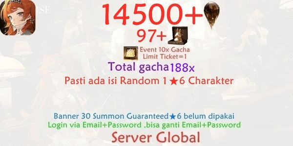 Gambar Product Reverse Gacha Account 1999-6