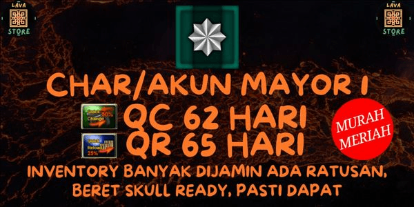 Gambar Product Major 1 QC dan QR BANYAK INVEN RATUSAN MURAH