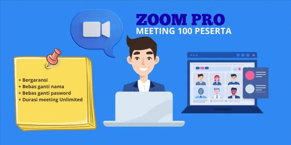 Gambar Product Zoom Meetings Pro 1 bulan