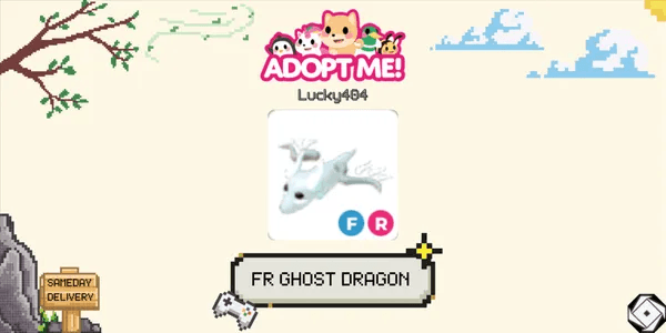 Halloween White Ghost Dragon