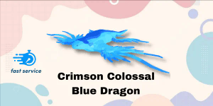 Crimson Colossal Blue Dragon - Fisch