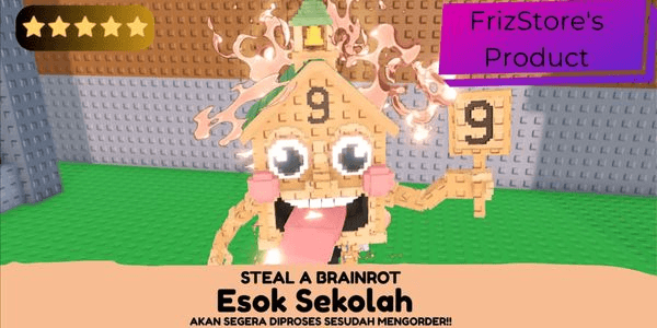 Gambar Product Esok Sekolah - Brainrot SECRET!