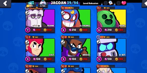 Gambar Product Akun Brawl Stars Super Murah Meriah Kostum Ramai