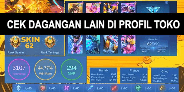 Gambar Product #104 CHEAP MOBILE LEGENDS ACCOUNT