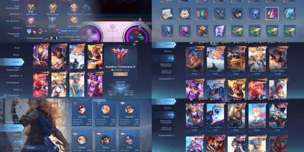 Gambar Product Akun Mobile Legends Kolektor Terhormat II 381 SKIN -  1 Legend - 2 Collector - 2 Aspirant - 1 Exo - Magic Core 154