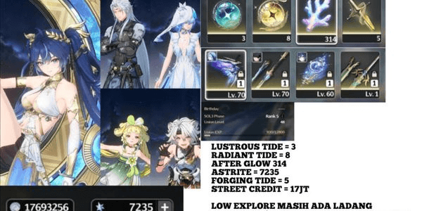 Gambar Product IUNO SIGN + SHOREKEPPER SIGN | 3 STANDAR KARAKTER MID GAME EXPLORE