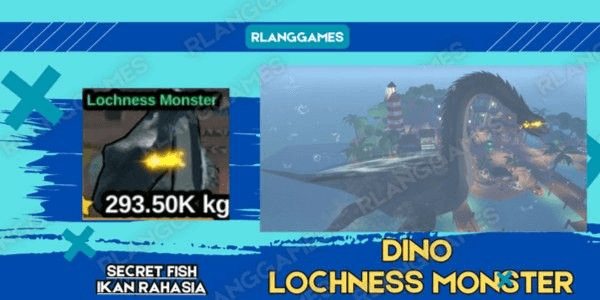 Gambar Product DINO / LOCHNESS MONSTER (SECRET TERLANGKA) FISH IT RBL