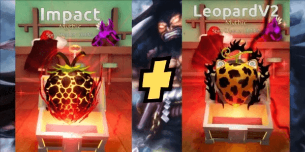 Akun Starter Fruit Battlegrounds - Impact + LeopardV2