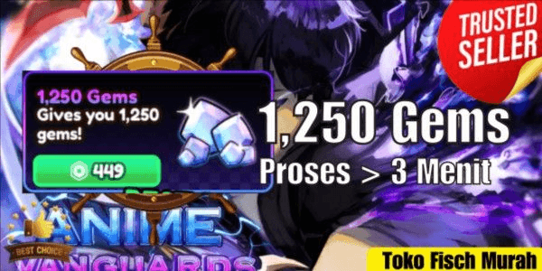 Gambar Product 1250 Gems
