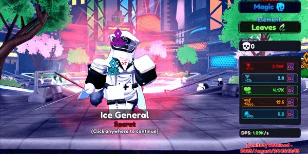 Gambar Product Ice General / Esdeath O+ Stats