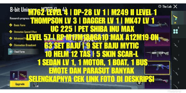 Gambar Product PUBG PERSONAL PROPERTY SULTAN