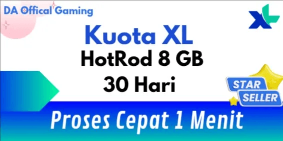 HotRod 24Jam 8 GB (30 Hari)